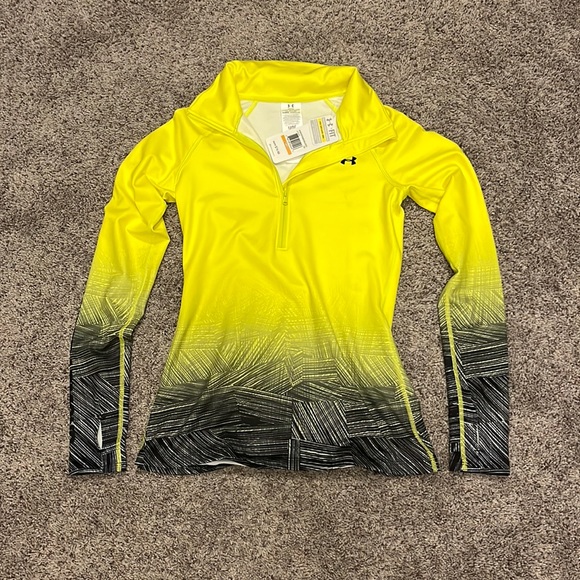 Under Armour Tops - Under armour Womens 3/4 zip, long sleeve, semi-fitted, compression cold gear, S